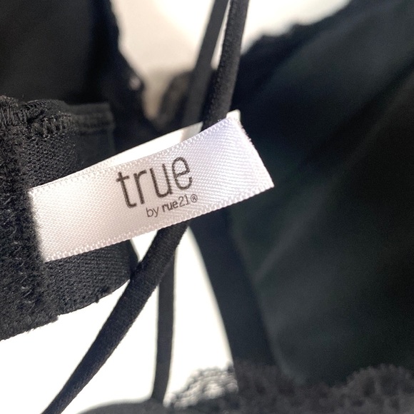 (A54) True by Rue21 Lace Must Have PushUp Bra, Black, Sizes M = 36B, NWT - Picture 7 of 7